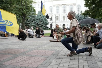 У Дніпрі тринадцятий день поспіль тривають акції протесту на підтримку Федорова