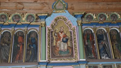 Іконостас, церква Святої Параскеви П’ятниці, Івано-Франківщина Іконостас, церква Святої Параскеви П’ятниці, Івано-Франківщина