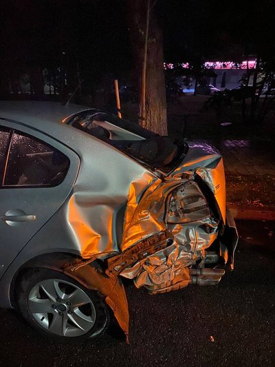 Водій автомобіля збив дерево: у Житомирі на вулиці Перемоги сталася ДТП Водій автомобіля збив дерево: у Житомирі на вулиці Перемоги сталася ДТП