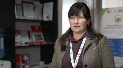 Тетяна Лех, Рука підтримки, Червоний Хрест у Тернополі Тетяна Лех, Рука підтримки, Червоний Хрест у Тернополі