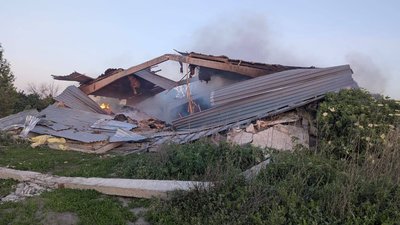 Зруйноване агропідприємство у Вишневій на Харківщині, 25 травня 2025 року