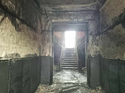 Як виглядає колишнє приміщення хмельницького музучилища після пожежі Як виглядає колишнє приміщення хмельницького музучилища після пожежі