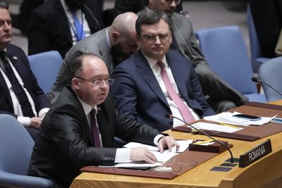 Міністр закордонних справ Румунії Бодан Ауреску ООН Міністр закордонних справ Румунії Бодан Ауреску ООН