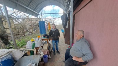 Подружжя Лідія та Анатолій Іллінівка Краматорський район Донецька область 14 квітня 2025 рік Подружжя Лідія та Анатолій Іллінівка Краматорський район Донецька область 14 квітня 2025 рік