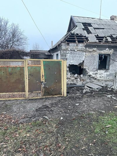 Наслідки обстрілів Донеччини 26 грудня. Фото: Telegram / Павло Кириленко Наслідки обстрілів Донеччини 26 грудня. Фото: Telegram / Павло Кириленко