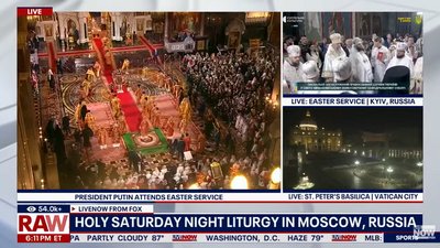 Fox News позначив Київ як російське місто під час трансляції великоднього богослужіння ПЦУ Fox News позначив Київ як російське місто під час трансляції великоднього богослужіння ПЦУ