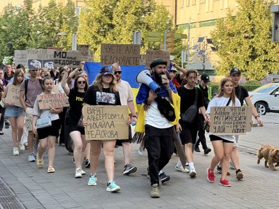 В Україні тривають протести проти відставки Федорова з посади очільника МОУ: День 11 В Україні тривають протести проти відставки Федорова з посади очільника МОУ: День 11