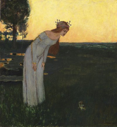 Картина Es war einmal ("Колись давно") із серії "Принц-жаба", Франц фон Штук, 1891 рік Картина Es war einmal ("Колись давно") із серії "Принц-жаба", Франц фон Штук, 1891 рік