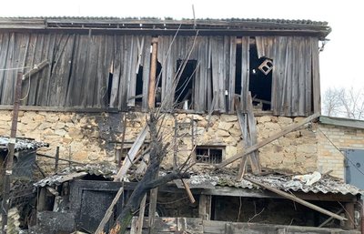 Наслідки обстрілів Донеччини 31 січня. Фото: Telegram/поліція Донеччини Наслідки обстрілів Донеччини 31 січня. Фото: Telegram/поліція Донеччини