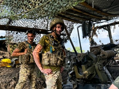 військовослужбовці 79 ОДШБр британська гармата L119 Курахівський напрямок Донецька область військовослужбовці 79 ОДШБр британська гармата L119 Курахівський напрямок Донецька область