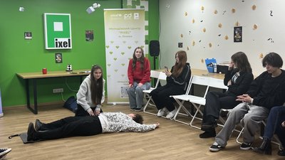 Тренінг із домедичної допомоги в молодіжному центрі в Лозовій, листопад 2025 Тренінг із домедичної допомоги в молодіжному центрі в Лозовій, листопад 2025