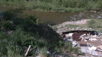 обвал ґрунту, Косів, Рибниця обвал ґрунту, Косів, Рибниця