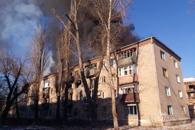 Наслідки обстрілів Донеччини 7 січня. Фото: Telegram/поліція Донеччини Наслідки обстрілів Донеччини 7 січня. Фото: Telegram/поліція Донеччини