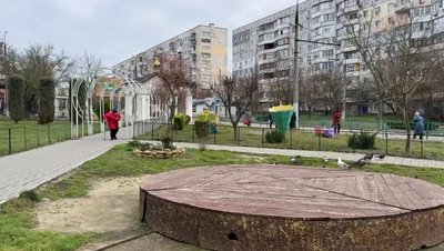 Херсон, вулиця, місто, зима Херсон, вулиця, місто, зима