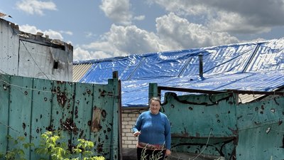 Жителька Олександрівки Валентина Шевченко Донецька область Жителька Олександрівки Валентина Шевченко Донецька область