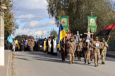 Похорон ЗСУ, Іван Гуцал, прощання із бійцем Похорон ЗСУ, Іван Гуцал, прощання із бійцем