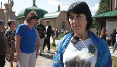 Руслана Миронюк, проща, Лішня, родини загиблих захисників, 25 липня 2026, Тернопіль Руслана Миронюк, проща, Лішня, родини загиблих захисників, 25 липня 2026, Тернопіль