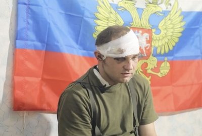 Скріншот відео з допиту бійця Третьої штурмової бригади Василя Микитюка у російському полоні Скріншот відео з допиту бійця Третьої штурмової бригади Василя Микитюка у російському полоні