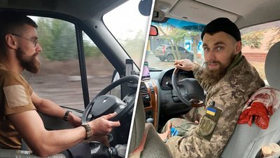 "Хочеться хоч чимось допомогти": штурмовик з Вінниччини, який на війні втратив ногу, возить допомогу побратимам на фронт "Хочеться хоч чимось допомогти": штурмовик з Вінниччини, який на війні втратив ногу, возить допомогу побратимам на фронт