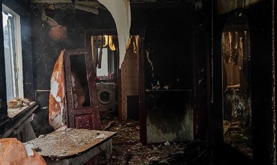 Наслідки вибуху в приватному будинку в Старокостянтинові