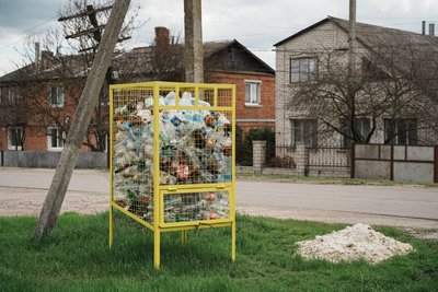 Бак для сортування пластику Бак для сортування пластику