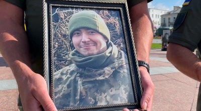 Із загиблим солдатом Андрієм Біликом попрощались у Рівному Із загиблим солдатом Андрієм Біликом попрощались у Рівному