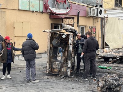 Через удар РФ пошкоджений центральний ринок у Дніпрі Через удар РФ пошкоджений центральний ринок у Дніпрі
