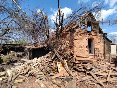 Наслідки обстрілів Донеччини 26 квітня. Фото: Telegram/Павло Кириленко Наслідки обстрілів Донеччини 26 квітня. Фото: Telegram/Павло Кириленко
