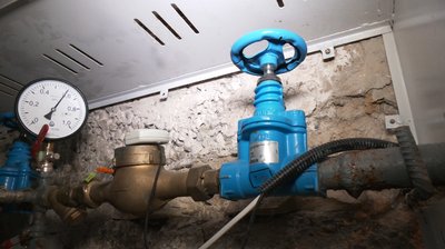 водогін, труба, холодна вода