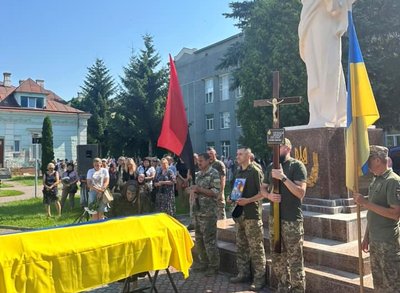 Підволочиська селищна рада, похорон, ЗСУ
