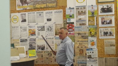Головний редактор однієї з тернопільських газет Богдан Новосядлий Головний редактор однієї з тернопільських газет Богдан Новосядлий