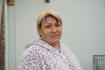 Людмила Макарова, жителька модульного містечка у Харкові Людмила Макарова, жителька модульного містечка у Харкові