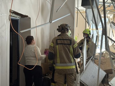 Пошкоджений Національний музей Чорнобиль внаслідок масованого обстрілу РФ — фото Пошкоджений Національний музей Чорнобиль внаслідок масованого обстрілу РФ — фото