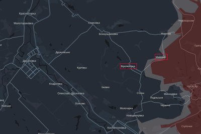 Віролюбівка та Майське Донецької області на мапі аналітичного проєкту DeepState 8 травня 2026 року Віролюбівка та Майське Донецької області на мапі аналітичного проєкту DeepState 8 травня 2026 року