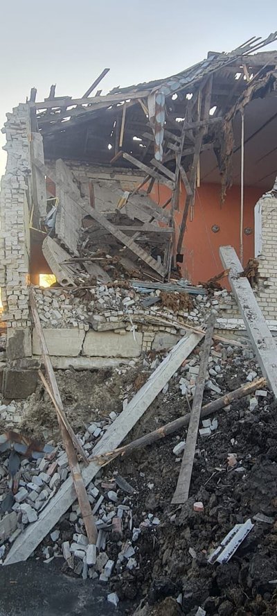 Наслідки обстрілів Донеччини 23 січня. Фото: Telegram / Павло Кириленко Наслідки обстрілів Донеччини 23 січня. Фото: Telegram / Павло Кириленко