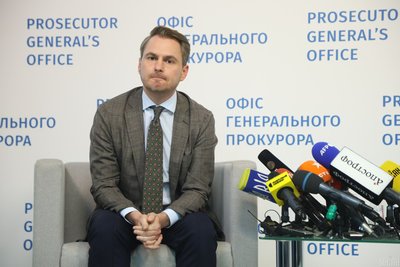 Генеральний прокурор України Руслан Кравченко під час брифінгу у Києві, 23 липня 2025 року Генеральний прокурор України Руслан Кравченко під час брифінгу у Києві, 23 липня 2025 року