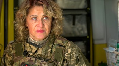 реанімобіль медикиня 30-ї ОМБр Ірина "Айріш" Донецька область 1 листопада 2024 рік реанімобіль медикиня 30-ї ОМБр Ірина "Айріш" Донецька область 1 листопада 2024 рік