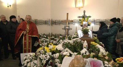 тернопіль, похорон галини мацьків, 25 листопада 2025, церква архистратига михайла