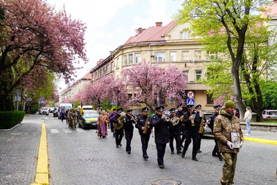 В Ужгороді попрощалися із захисником Тарасом Балогою В Ужгороді попрощалися із захисником Тарасом Балогою
