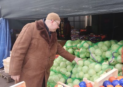 Капуста на ринку Кропивницького Капуста на ринку Кропивницького