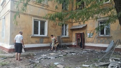 Наслідки обстрілу Краматорськ Донецька область 8 вересня 2025 рік Наслідки обстрілу Краматорськ Донецька область 8 вересня 2025 рік