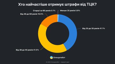 Штрафи від ТЦК: скільки їх виписали на Рівненщині у 2025 році. Дані Опендатабот Штрафи від ТЦК: скільки їх виписали на Рівненщині у 2025 році. Дані Опендатабот