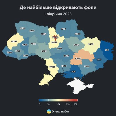 На Вінниччині закрили більше ФОПів, ніж відкрили На Вінниччині закрили більше ФОПів, ніж відкрили