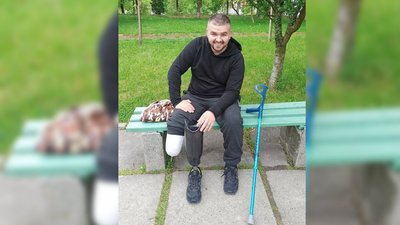 Підірвався на міні, встав на протез та продовжує воювати: історія сапера 103 бригади ТрО Підірвався на міні, встав на протез та продовжує воювати: історія сапера 103 бригади ТрО