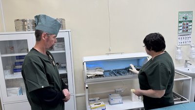 Кабінет лікаря-хірурга у Куп'янському медцентрі Кабінет лікаря-хірурга у Куп'янському медцентрі