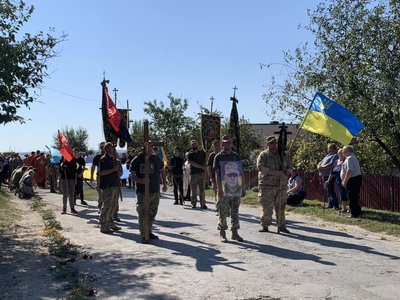 Похорон, Андрій Савчук, прощання із бійцем Похорон, Андрій Савчук, прощання із бійцем