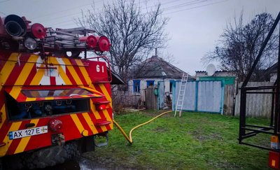 Троє людей загинули під час побутової пожежі в Барвінковому Троє людей загинули під час побутової пожежі в Барвінковому