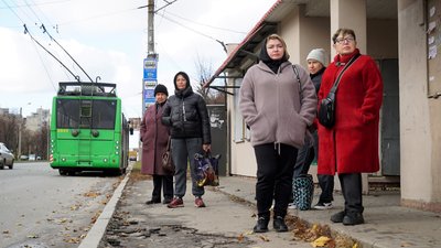 Харків після зупинки електротранспорту від обстрілу 31 жовтня: фоторепортаж Харків після зупинки електротранспорту від обстрілу 31 жовтня: фоторепортаж