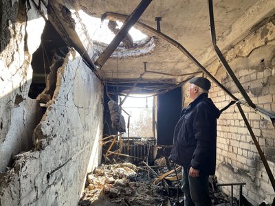Херсон, обстріли, лютий 2025, квартира, пожежа