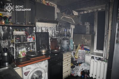 В Одесі сталася пожежа через замикання кондиціонера